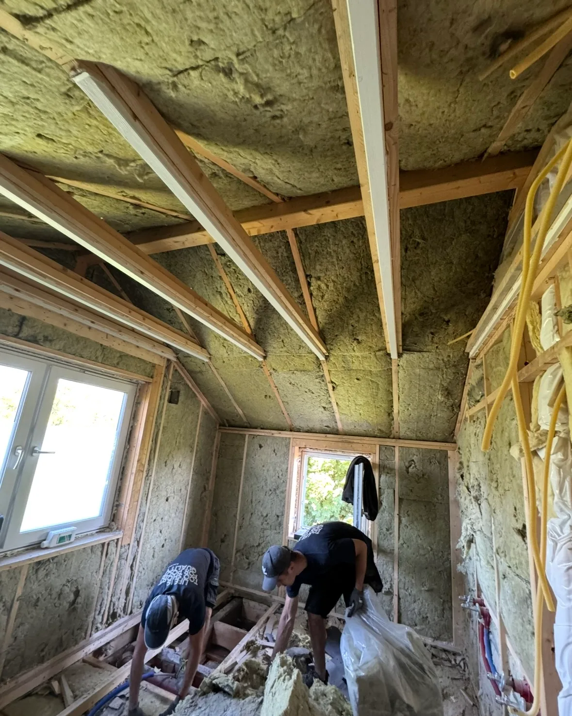 Interior renovation work in progress
